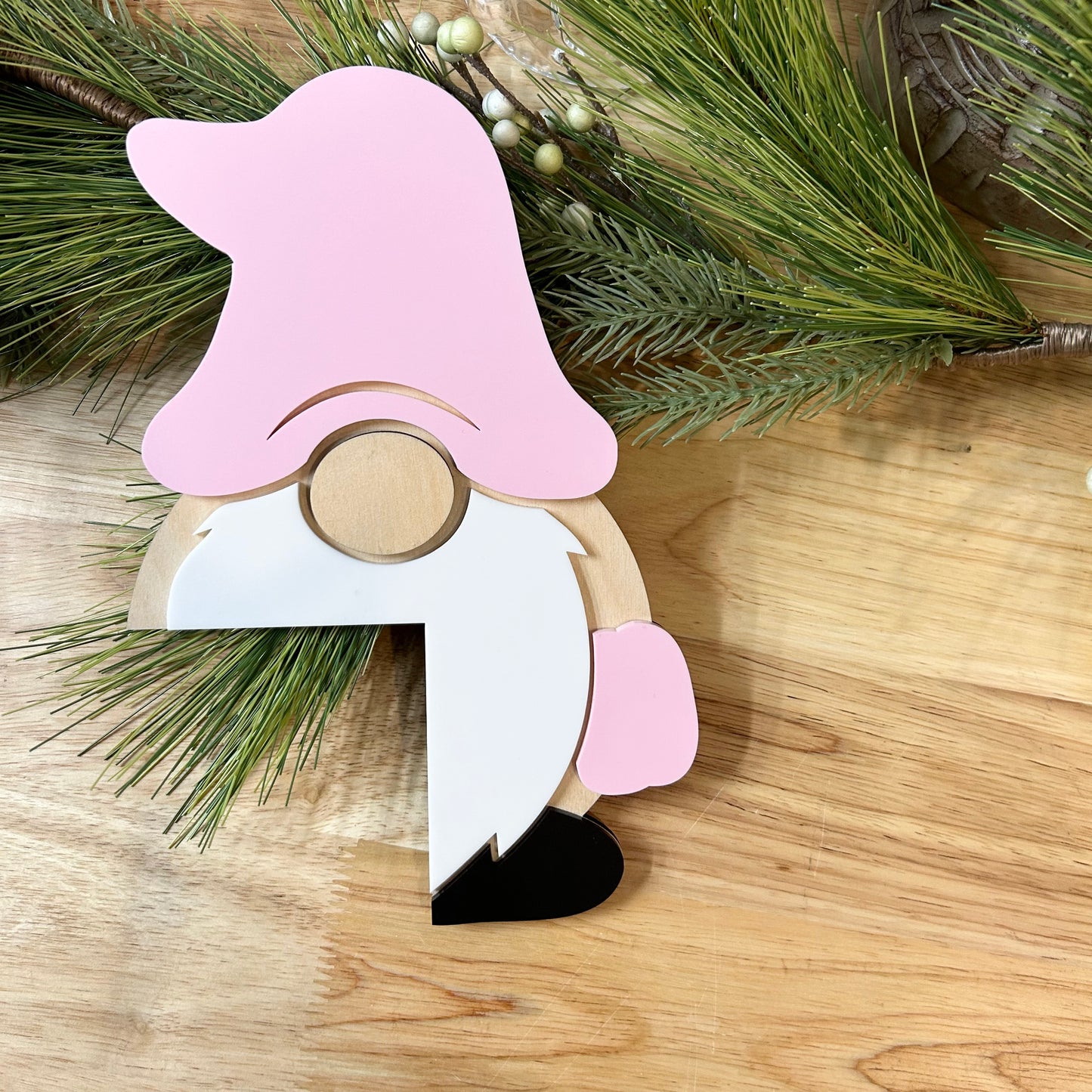 Santa Gnome Door Corner - Acrylic