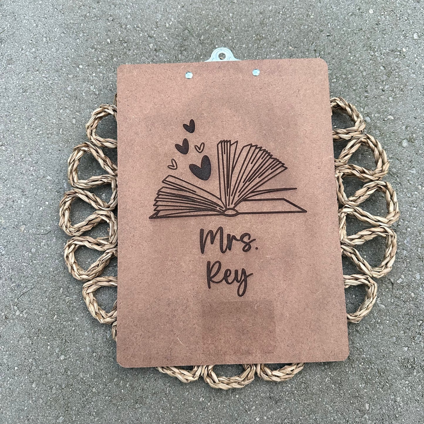 Engraved Clipboard