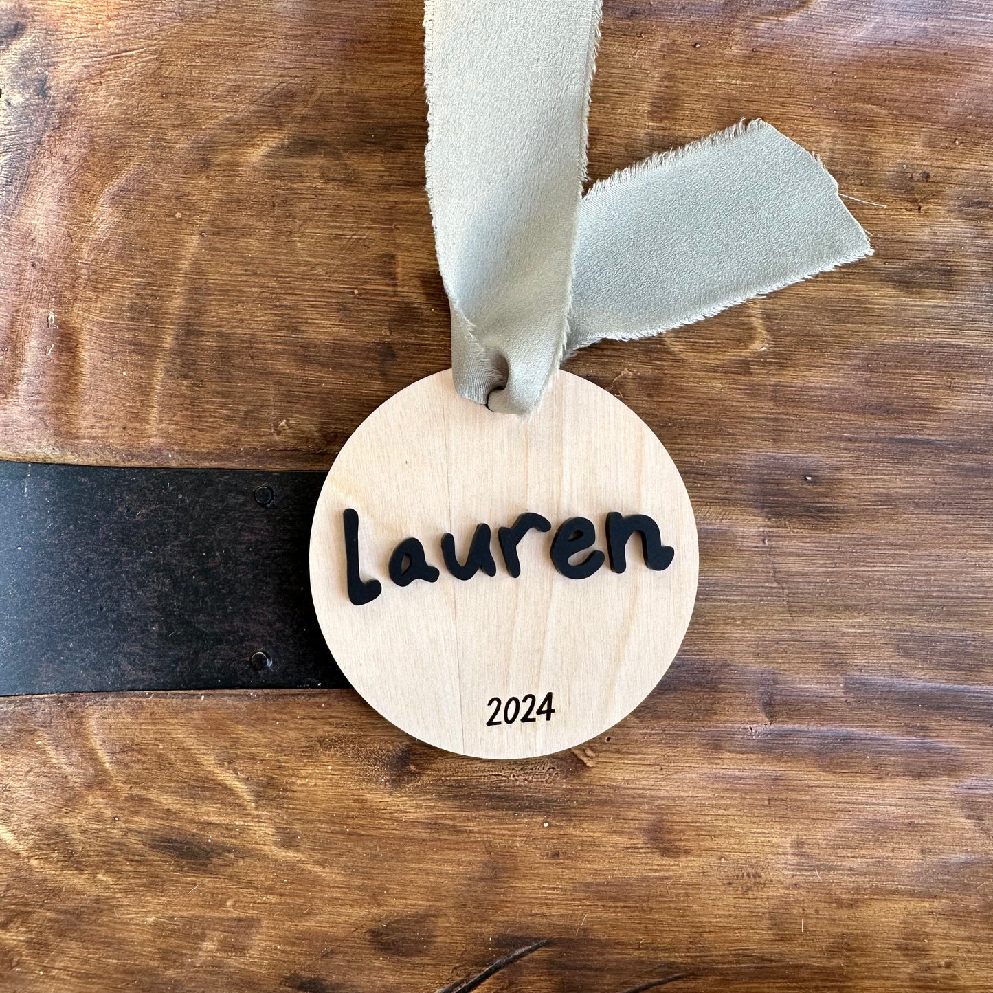 Christmas Handwritten Name Ornament