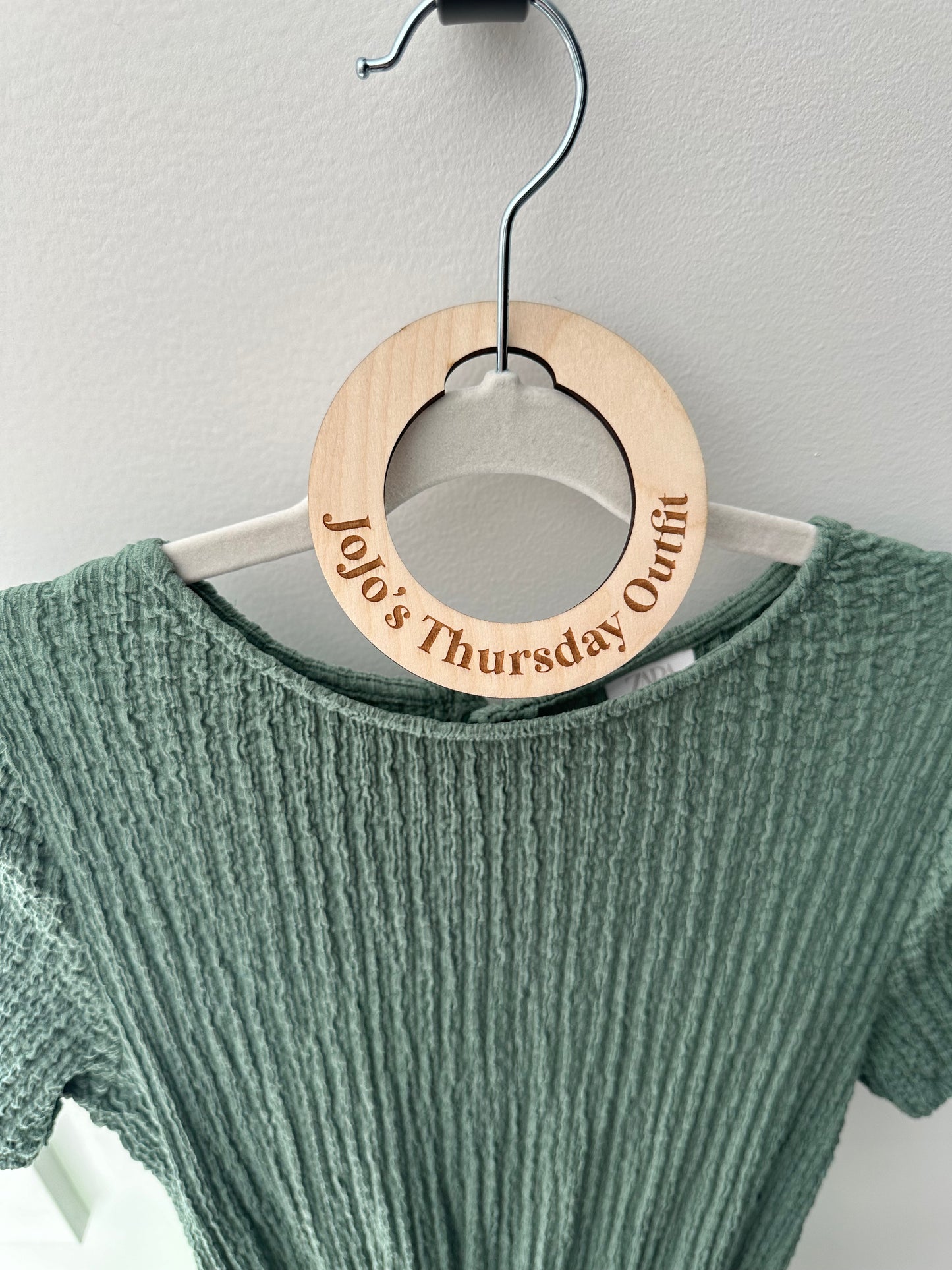 Days of the Week Hanger Tags
