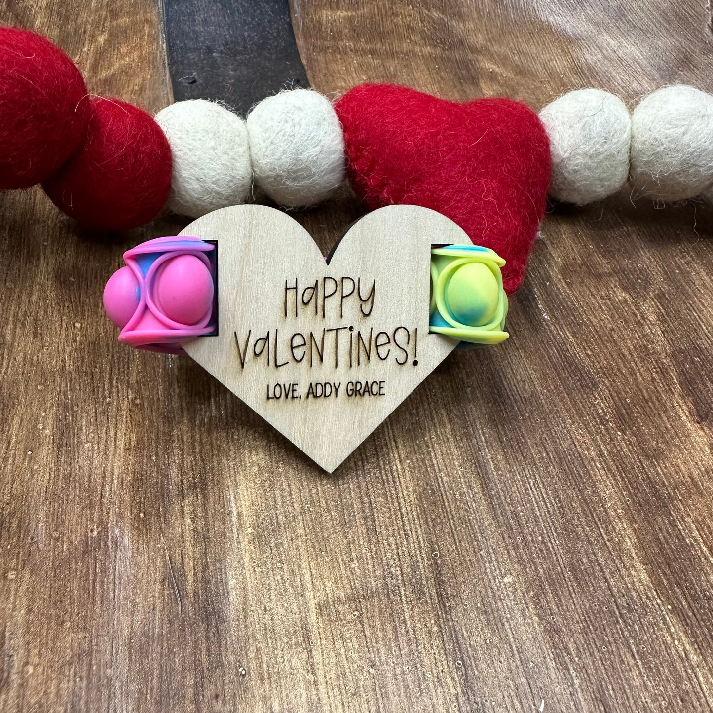 Pop It Bracelet Valentines