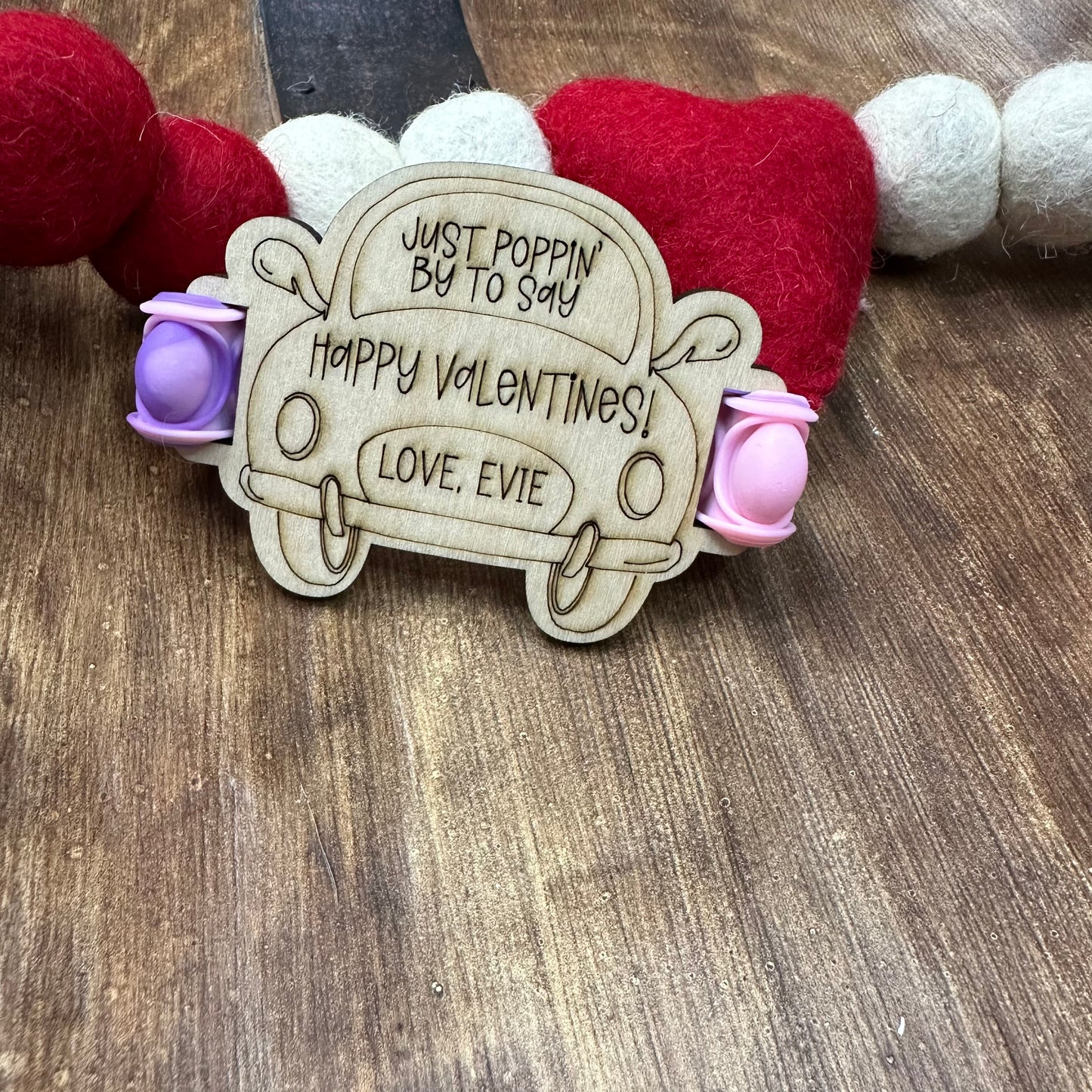 Pop It Bracelet Valentines