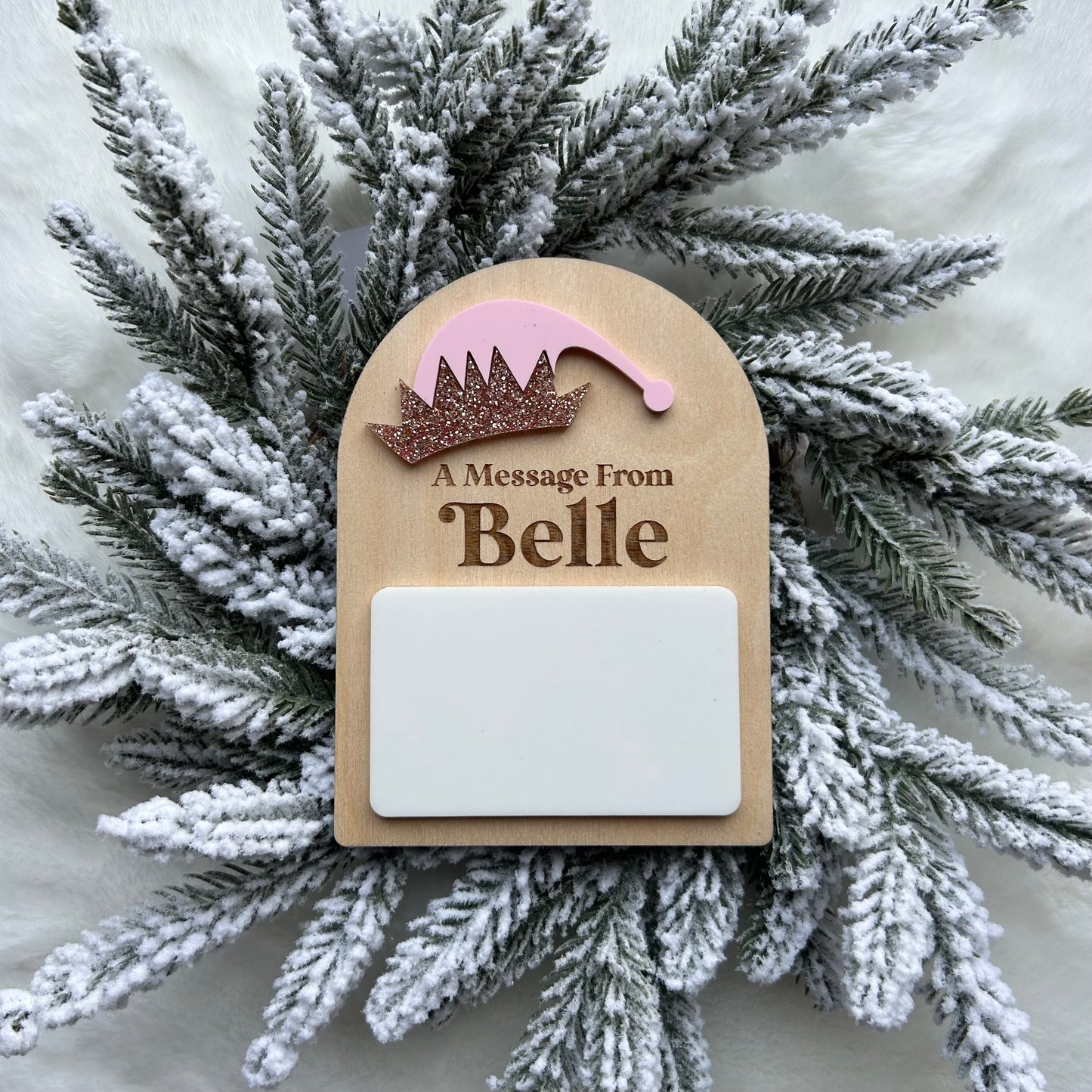 A Message from Your Elf - Dry Erase - Magnet