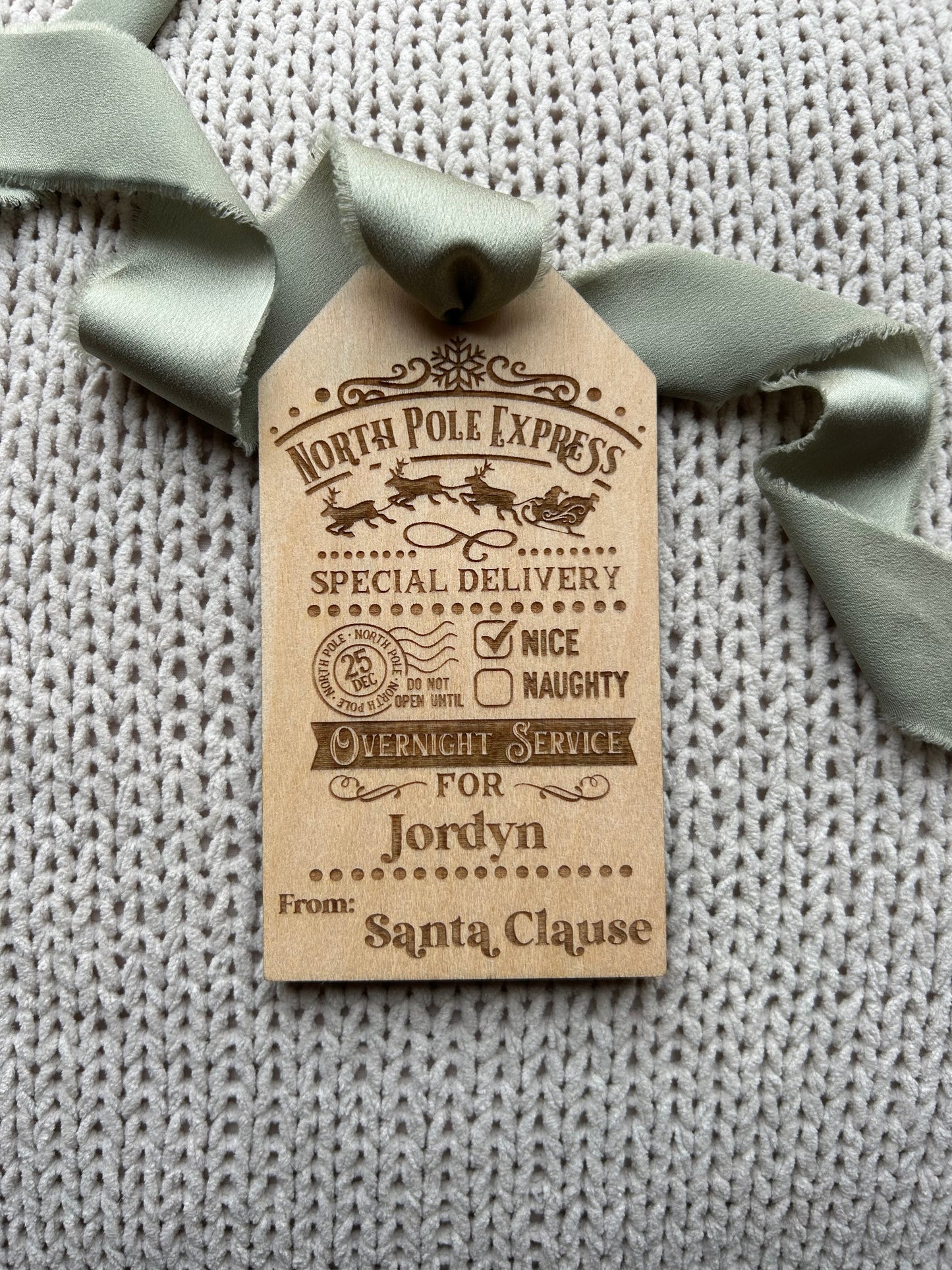 From Santa Tag