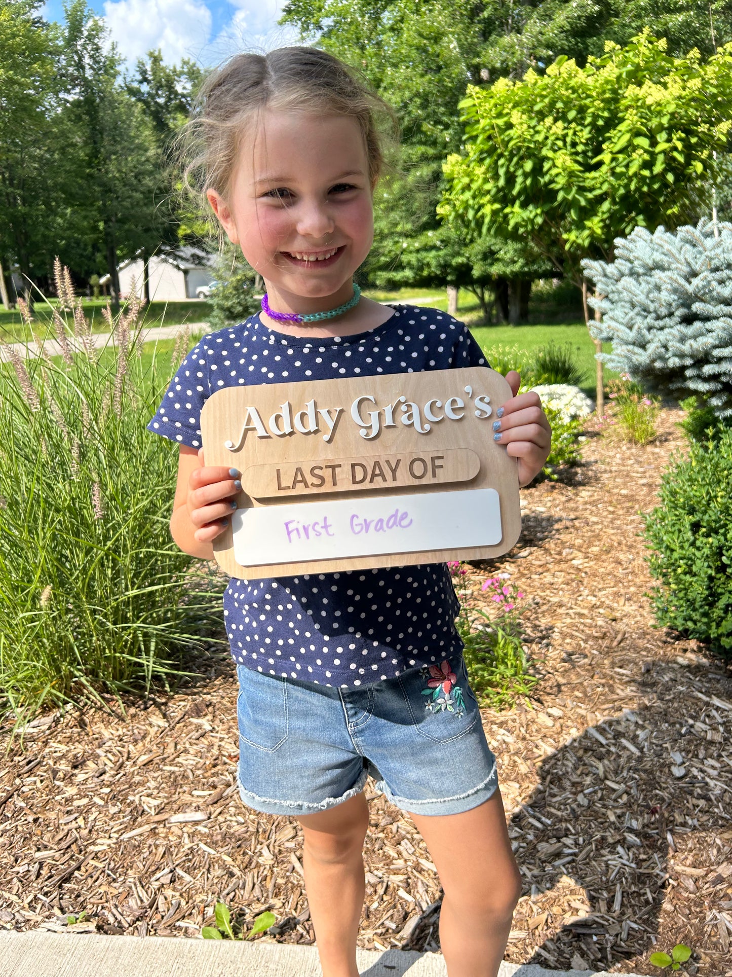 First Day of School Interchangeable Sign