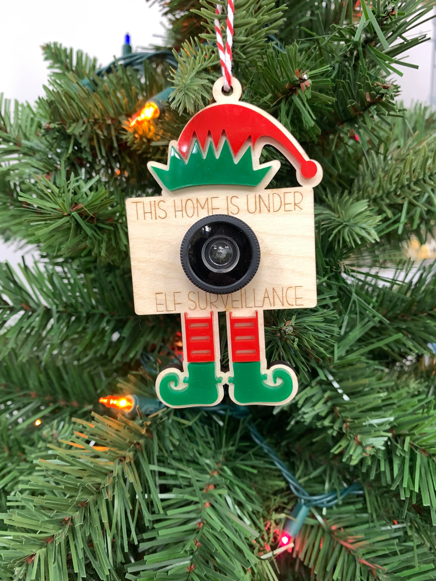 Elf Surveillance Ornament