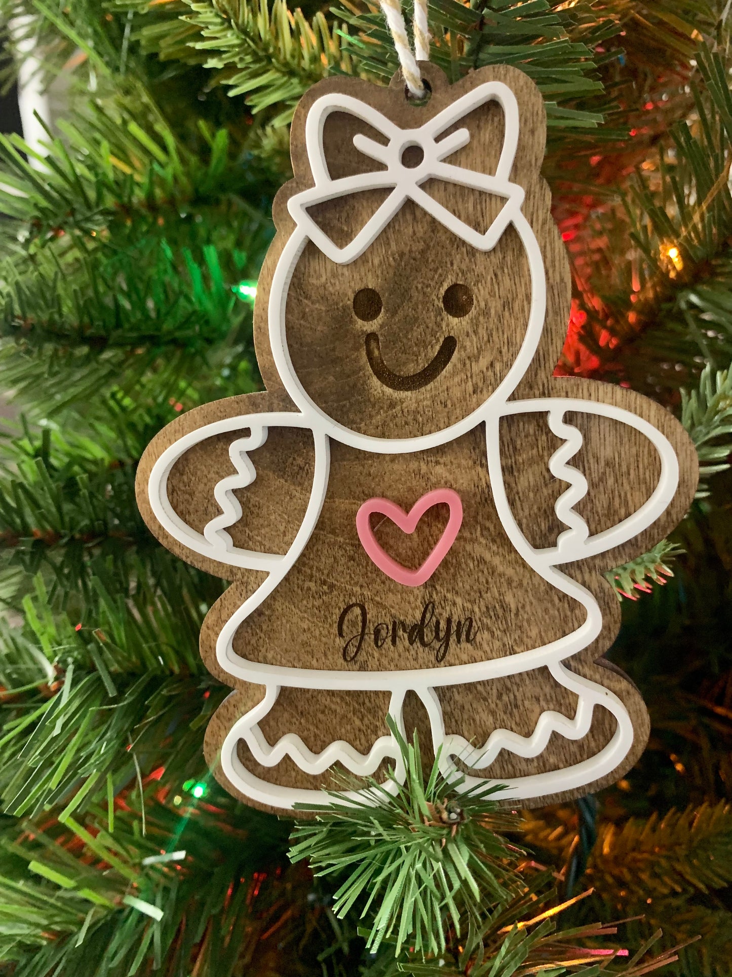 Personalized Gingerbread Ornament