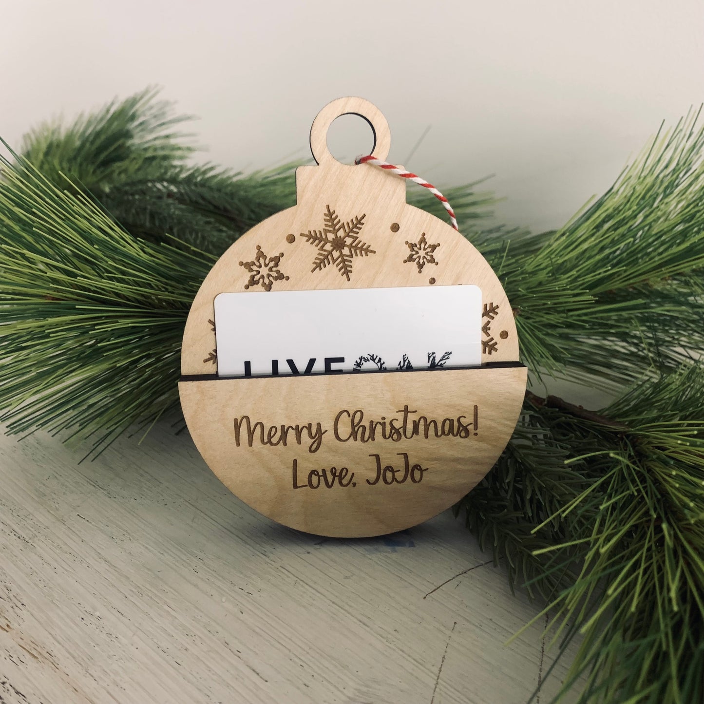 Personalized Gift Card Holder