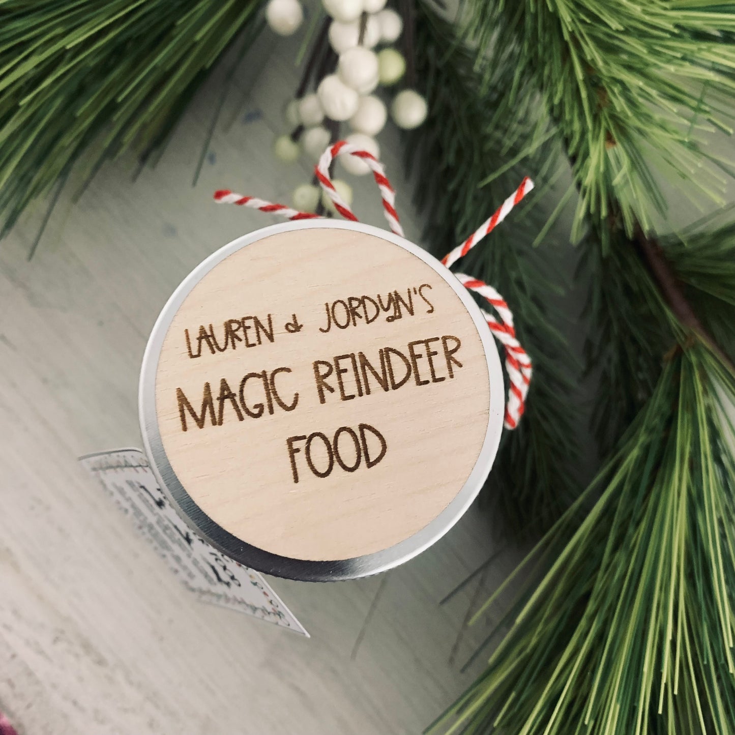 Personalized Reindeer Food
