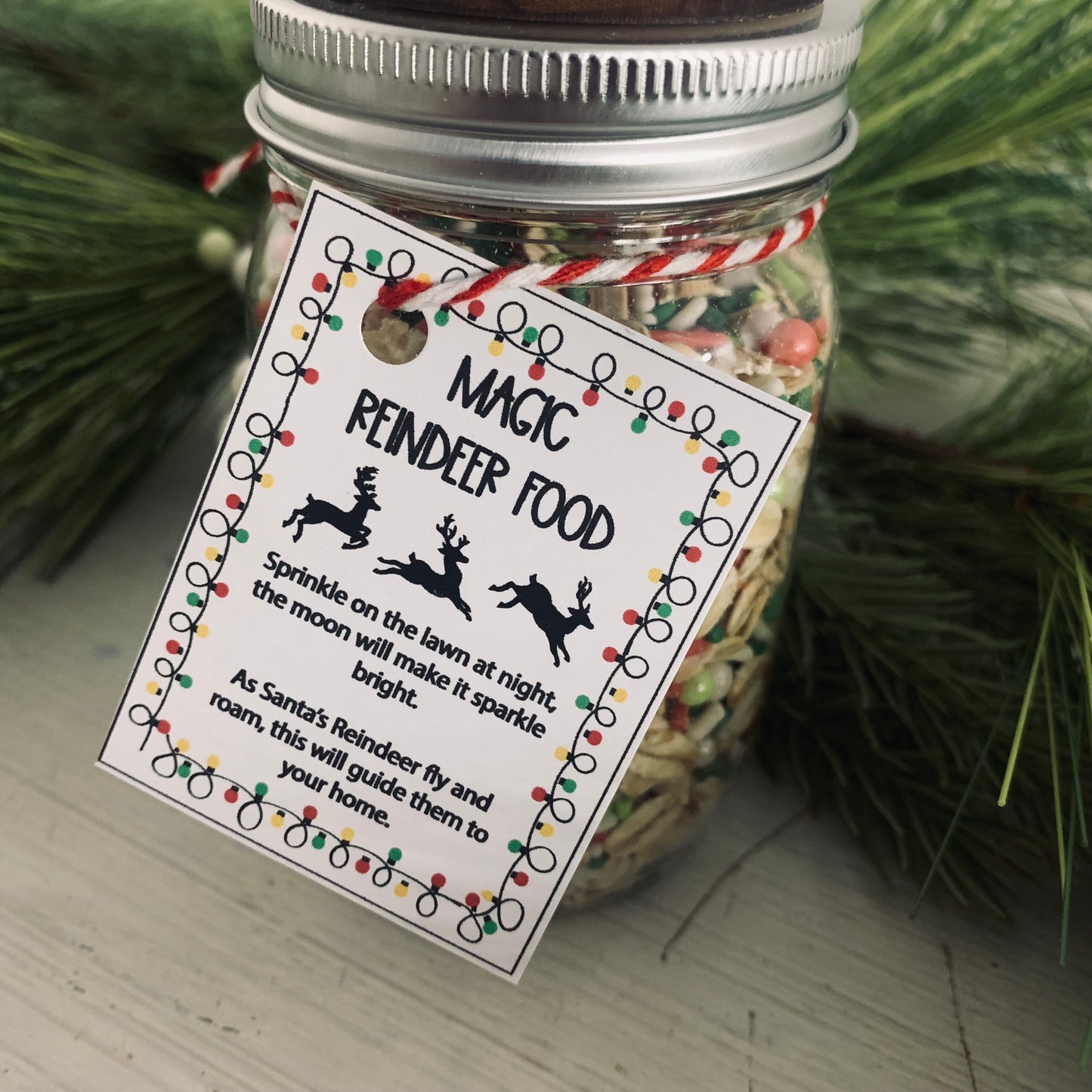 Personalized Reindeer Food
