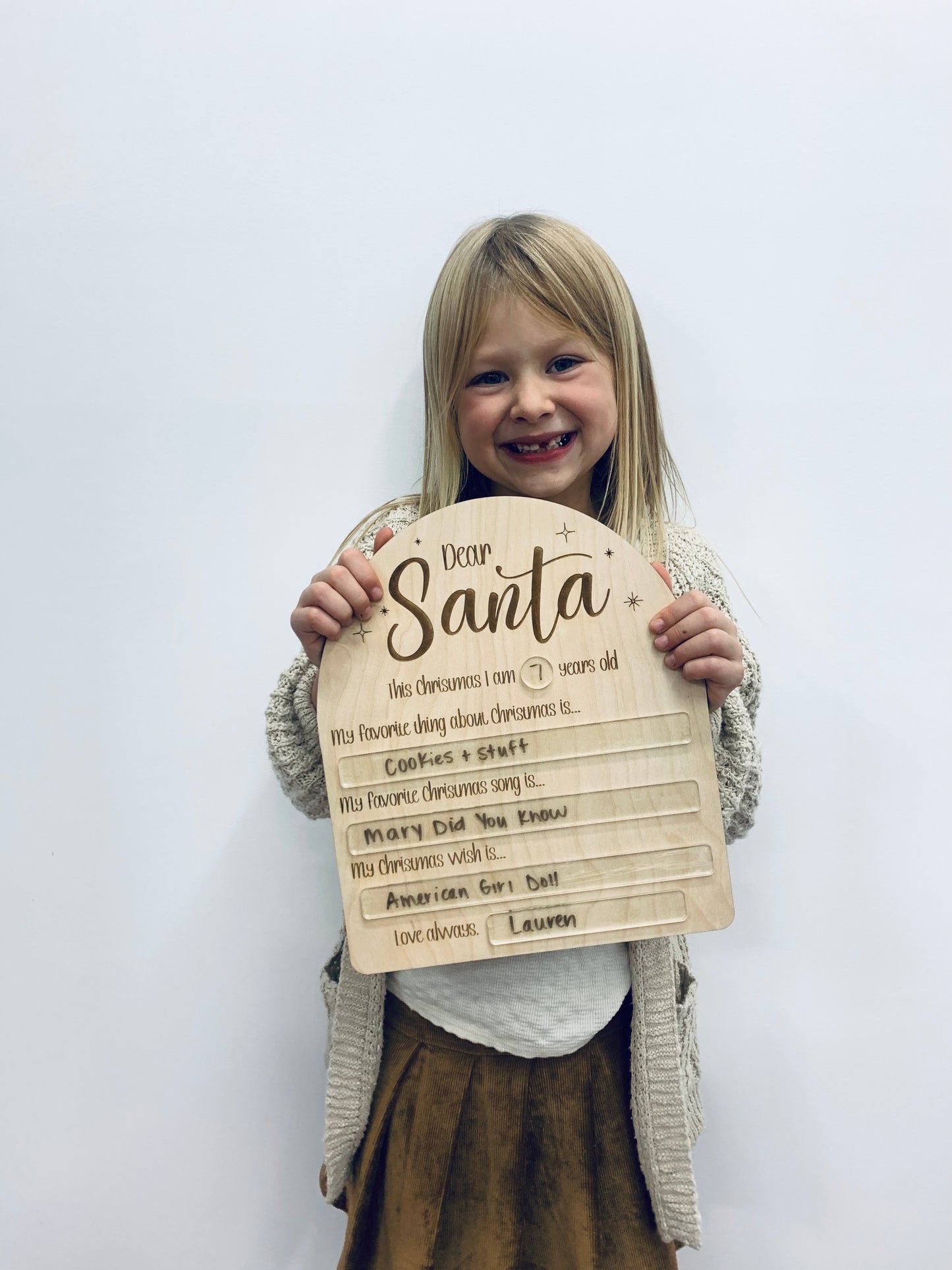 Dear Santa Sign