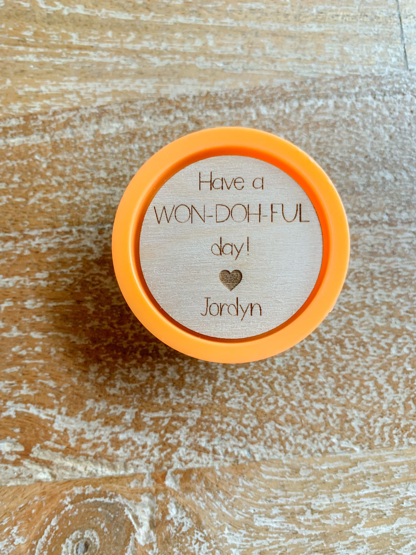 Have a WON-DOH-FUL Day Valentine - 3M Backed