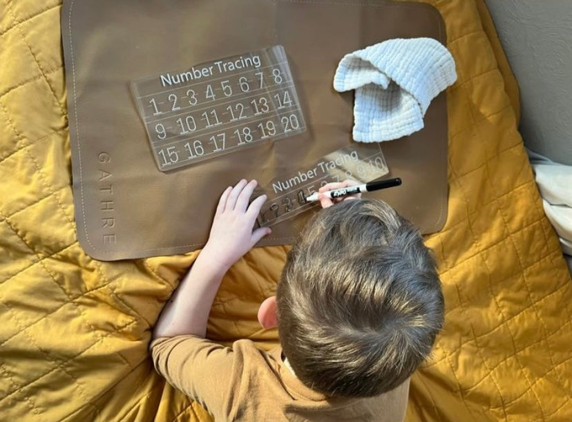 Number Tracing Dry Erase Board | 1-20