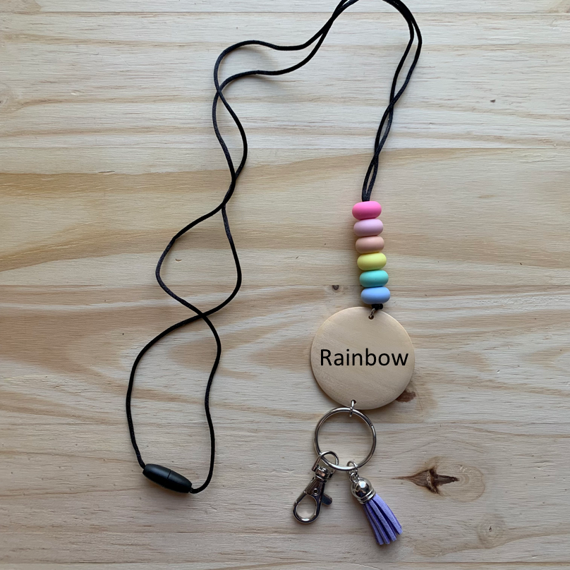 Breakaway Silicone Bead Lanyard