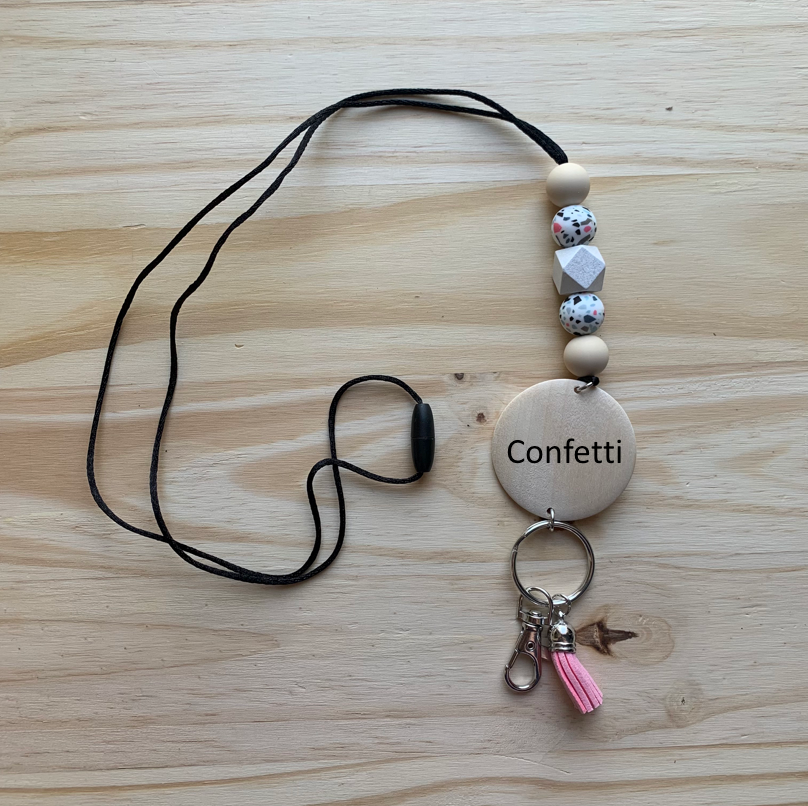Breakaway Silicone Bead Lanyard