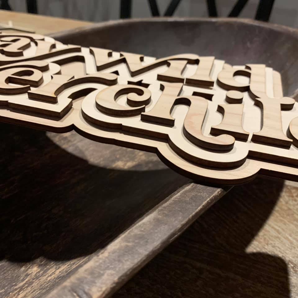 Stay Wild Flower Child Sign