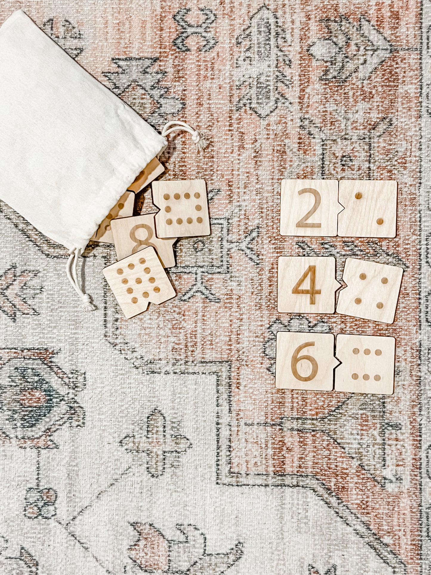 Number + Dot Matching Tiles 1-12