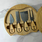 Bamboo Cheese Board and Knife Set