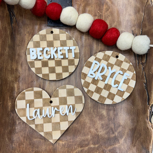 Checker Board Tags
