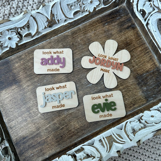 Look What I Made Magnet with Acrylic