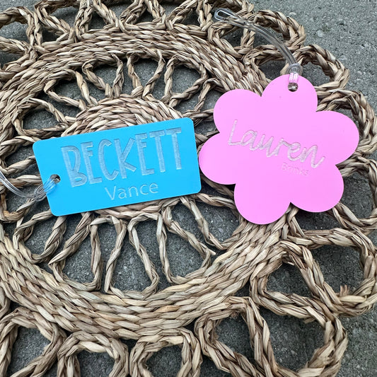 Acrylic Name Keychains