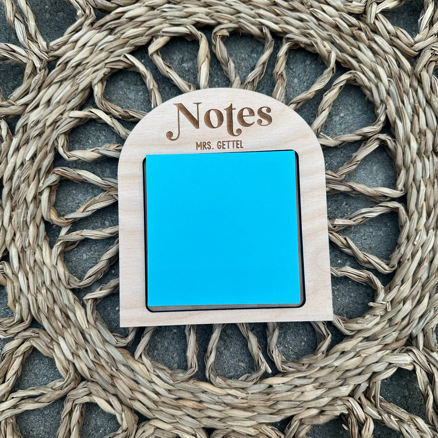 Arch Sticky Note Pad Holder