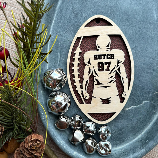 Football and Basketball Personalized Ornament