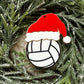 Sports Santa Hat Ornament - Personalized