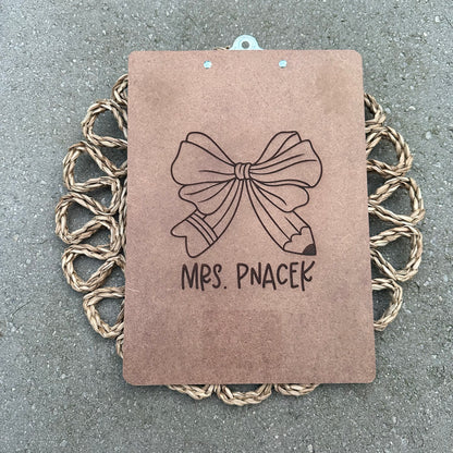 Engraved Clipboard
