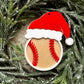 Sports Santa Hat Ornament - Personalized
