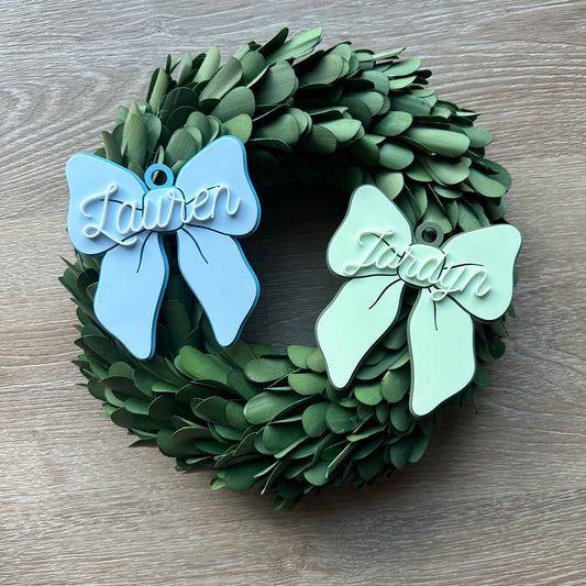 Bow Easter Tag