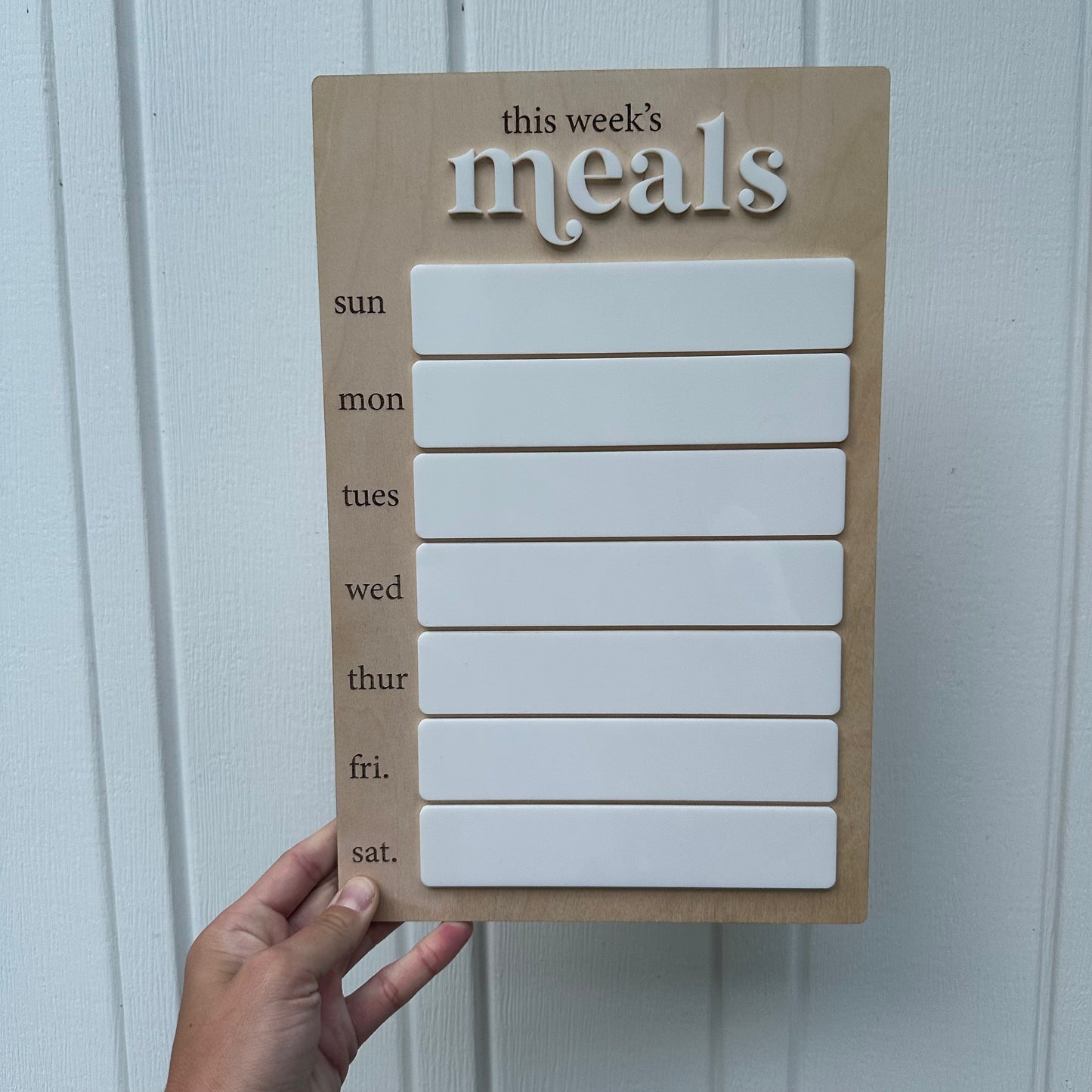 This Week's Meals - Fridge Magnet