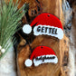 Santa Hat Ornament & Tag
