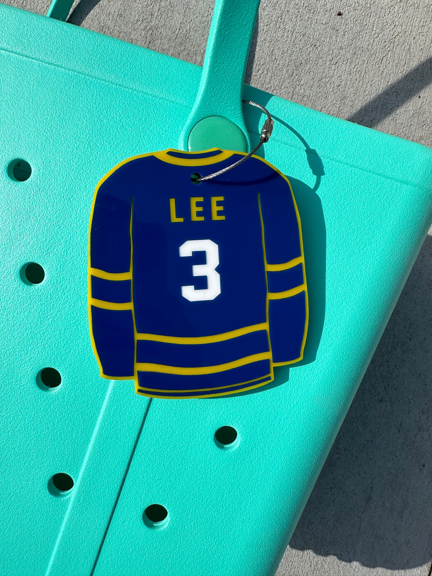 Acrylic Sports Bag Tag