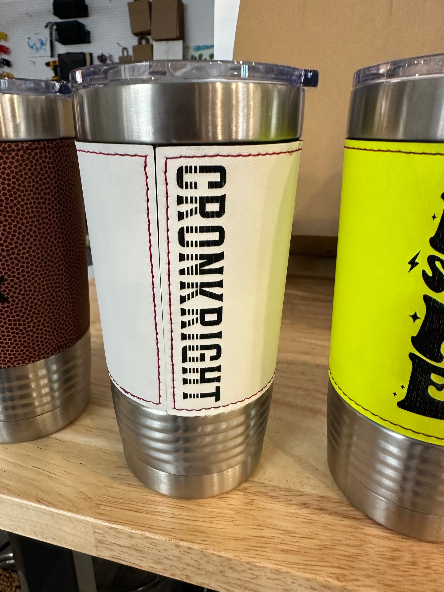 Leather Sports Tumbler