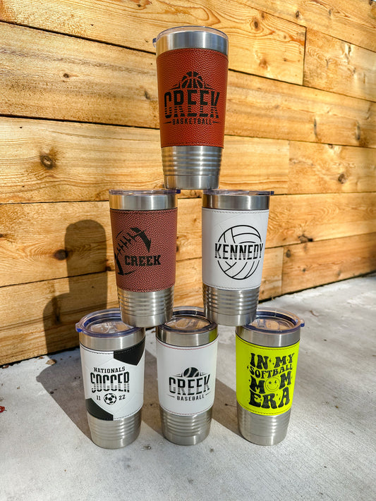 Leather Sports Tumbler
