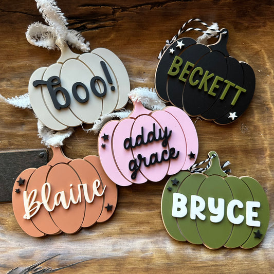 Pumpkin Tags