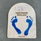 Some Bunny Loves You Footprint Sign