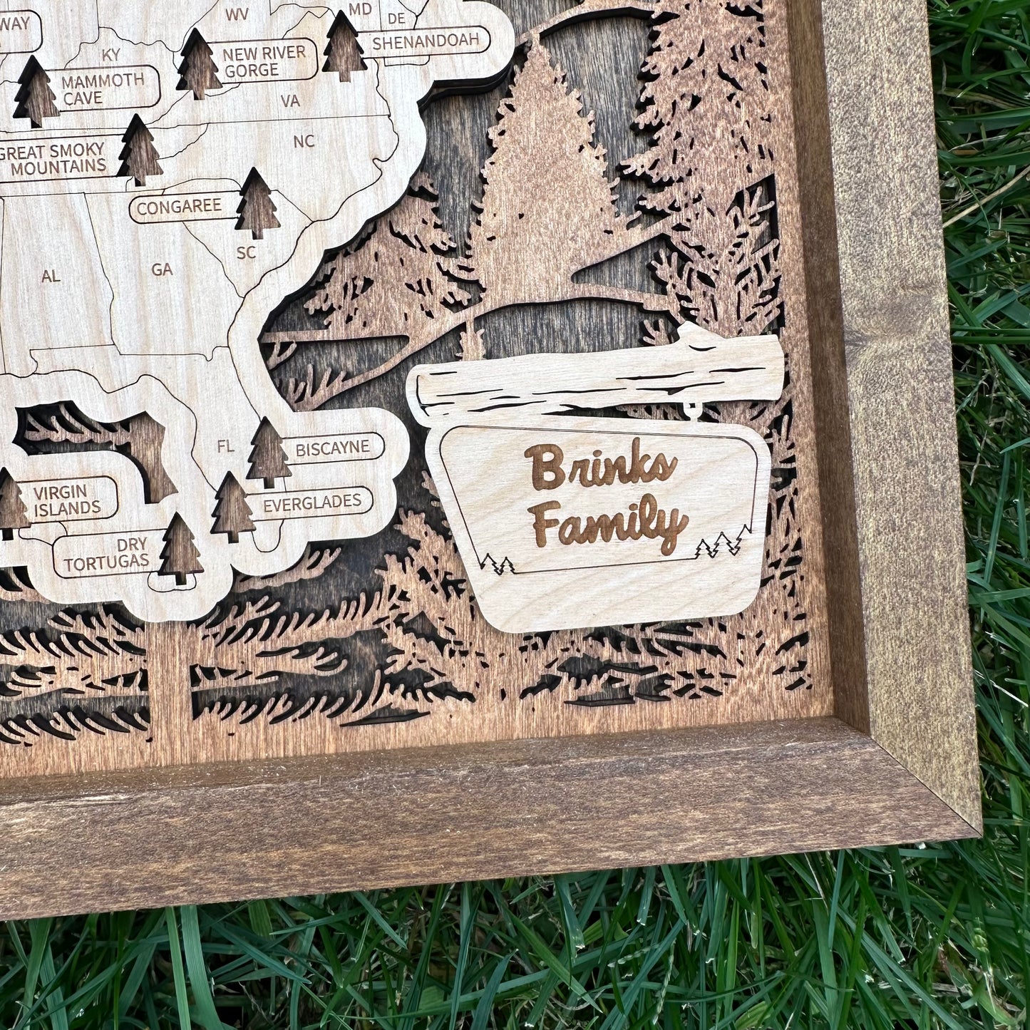 National Parks Travel Map