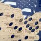 Football Fields Travel Map