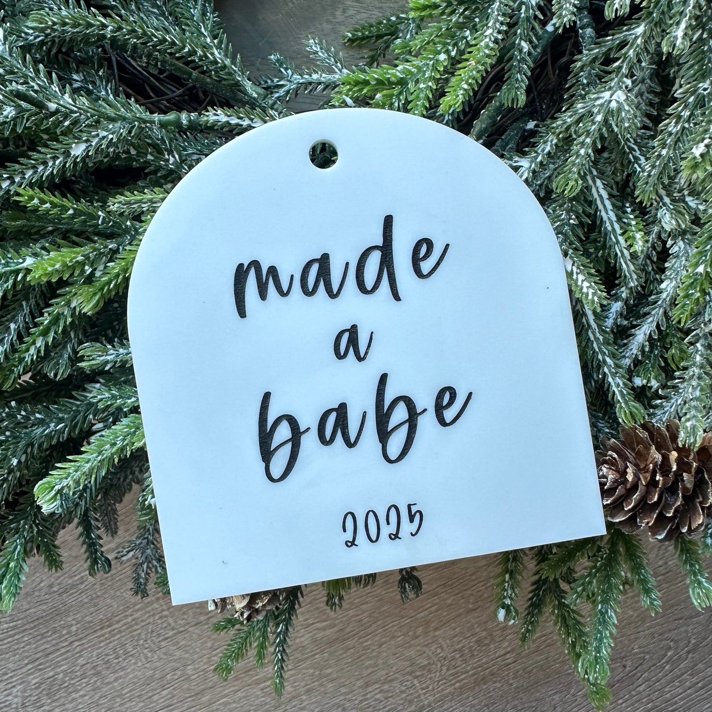 Black & White Ornament