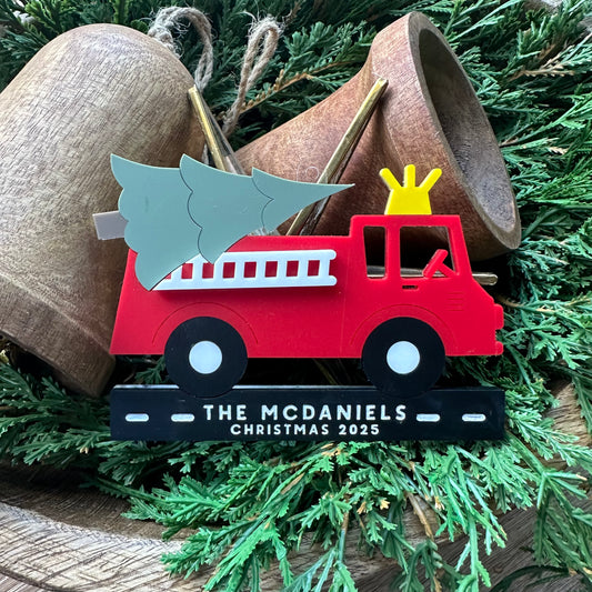 Fire Truck Ornament