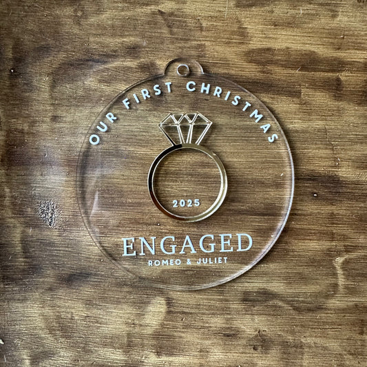 Engaged & Married Ornament