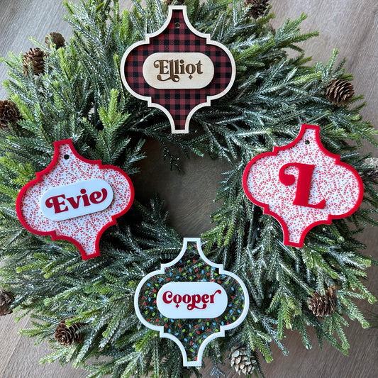 Initial/Name Personalized Acrylic Ornament