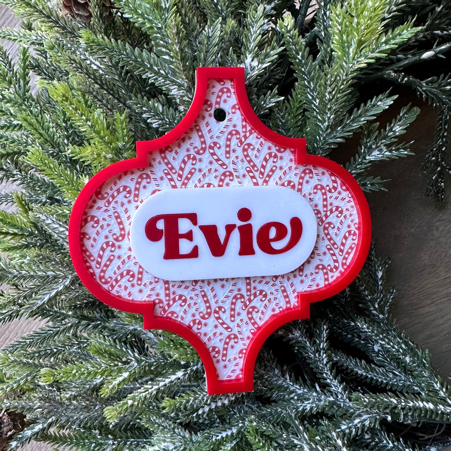 Initial/Name Personalized Acrylic Ornament