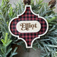 Initial/Name Personalized Acrylic Ornament