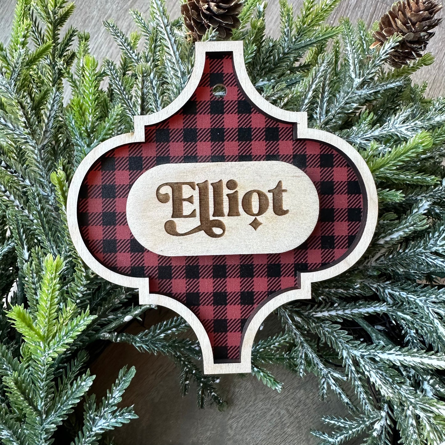 Initial/Name Personalized Acrylic Ornament