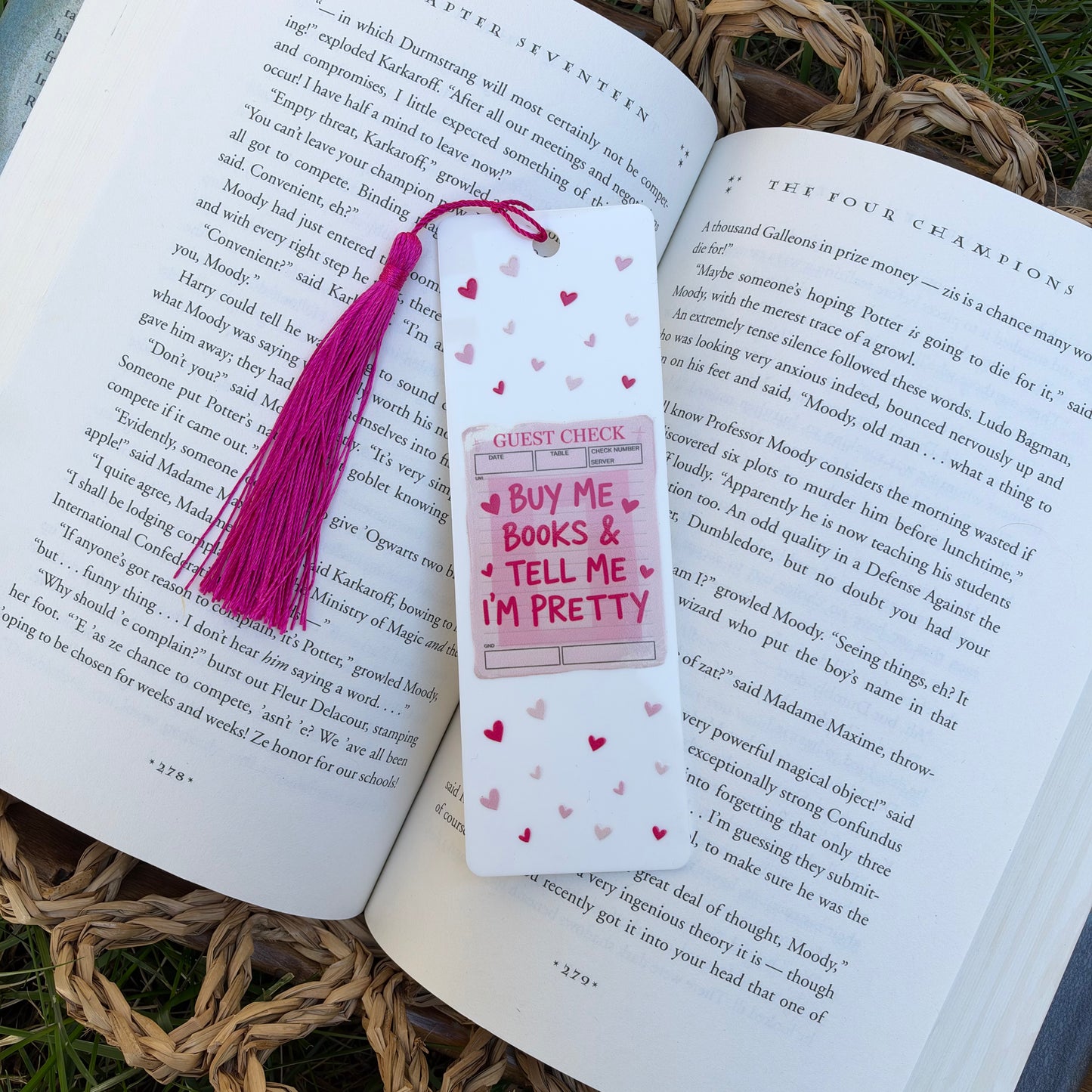 Pretty in Pink Bookmarks