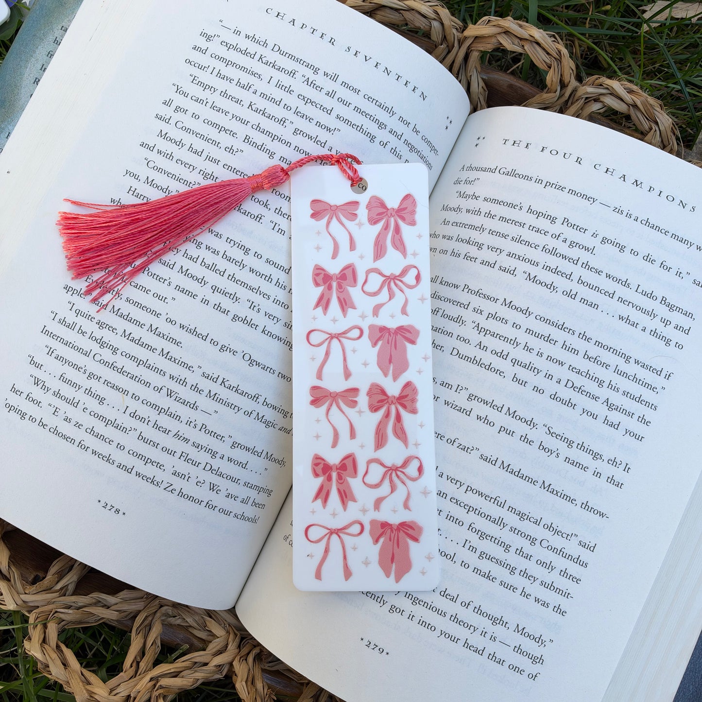 Pretty in Pink Bookmarks