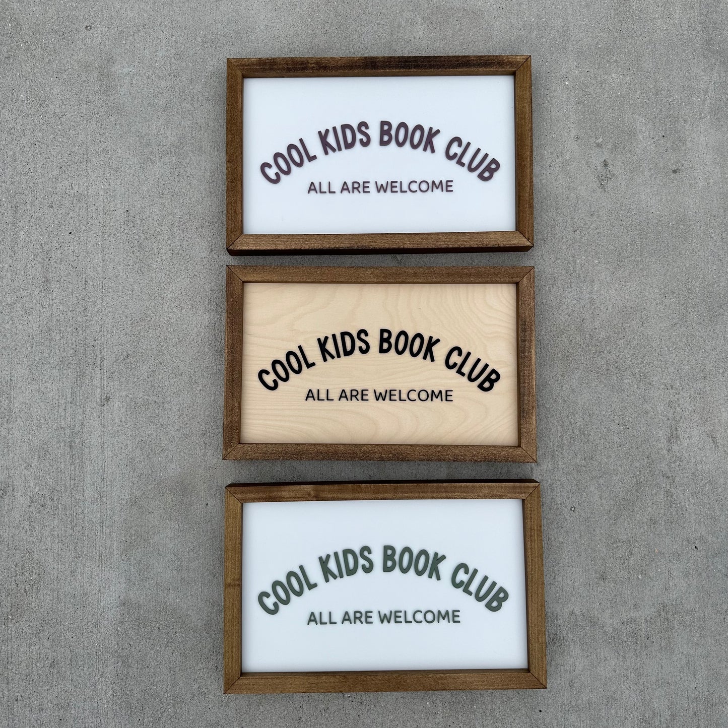 Cool Kids Book Club Sign